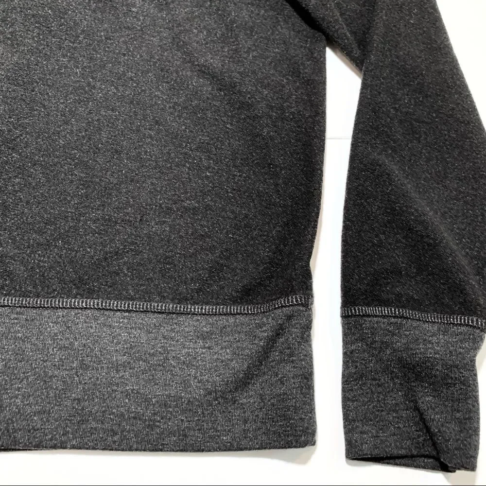 J. Crew Black‎ & Gray Cotton Sweater M